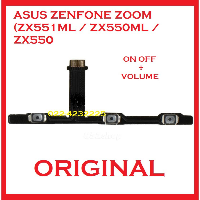 ASUS ZENFONE ZOOM ZX551ML ZX550 5.5" flexi BOARD PAPAN PCB ON OFF POWER VOLUME ORIGINAL 905300