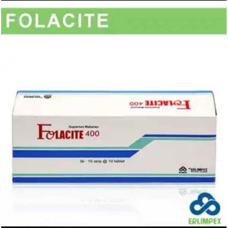 FOLACITE 400mcg Asam Folat memenuhi kebutuhan Kehamilan / asam folat