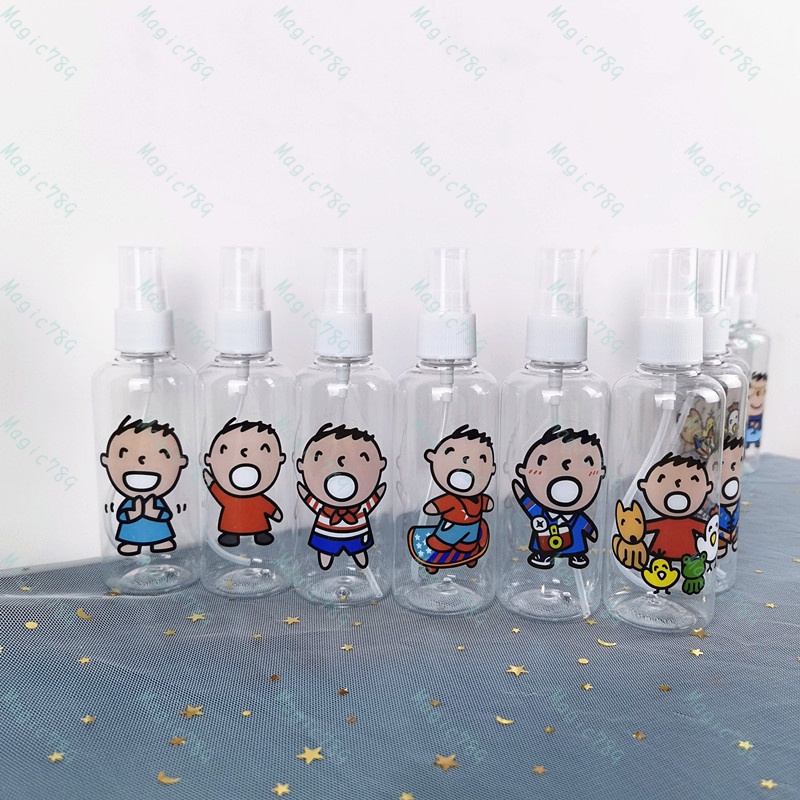 Magic789 Cartoon Big Boy Tabo Spray Bottle 100ML Travel Size Bottles for Cosmetic Refillable Container