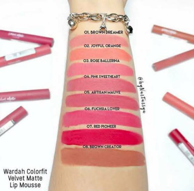 Wardah Colorfit Velvet Matte Lip Mousse 4g