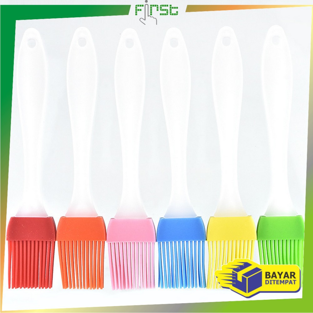 *COD*FH-C148 Kuas Mentega Silikon Kuas Oles Minyak Barbeque Anti Panas Kuas Roti Baking Brush Alat-2