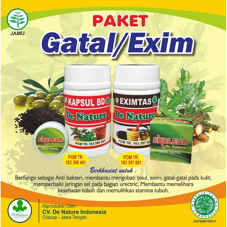 Obat Kapsul BD Dan Eximtas Asli De Nature Mengobati Gatal Menular Dan Gatal Alergi Paling Ampuh