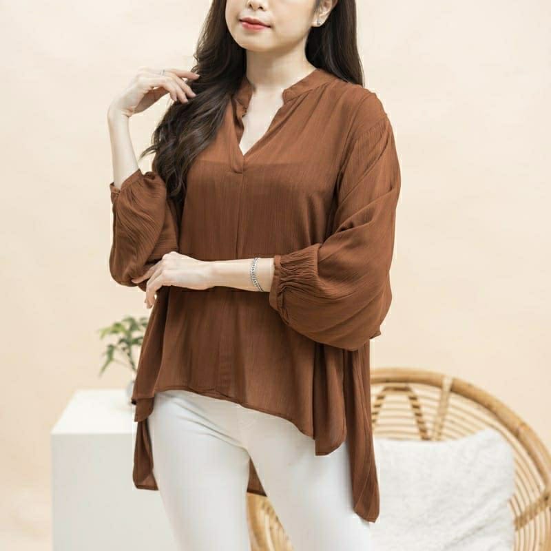 GFS RESTOCK BEST SELLER OCHI RAYON DIAMOND OVERSIZE BLOUSE