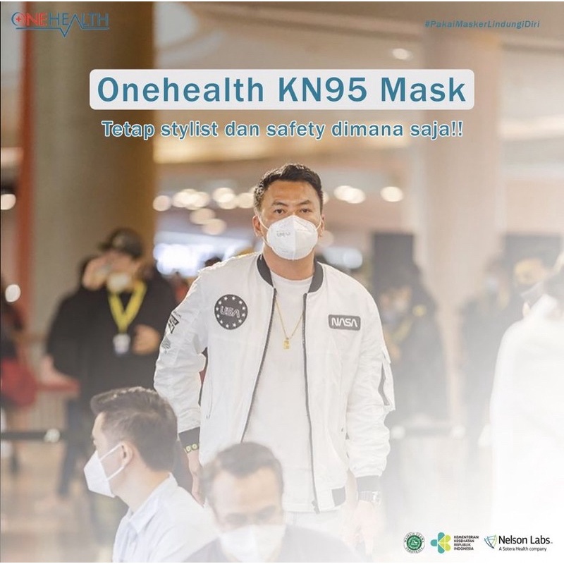 ONEHEALTH MASKER KN95 5ply Masker Medis KN95