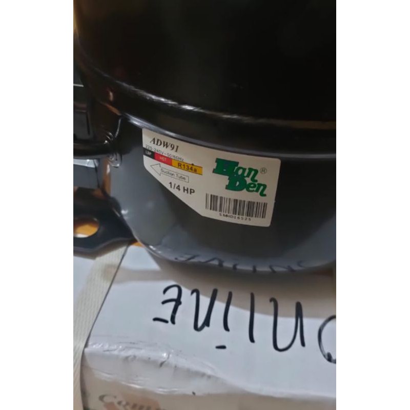 kompresor kulkas 1/4 pk