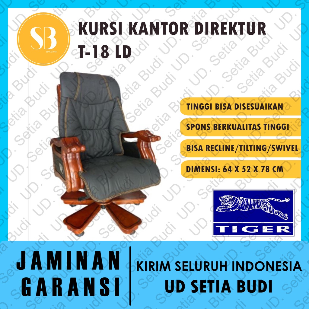 Kursi Kantor Direktur Tiger T-18 LD