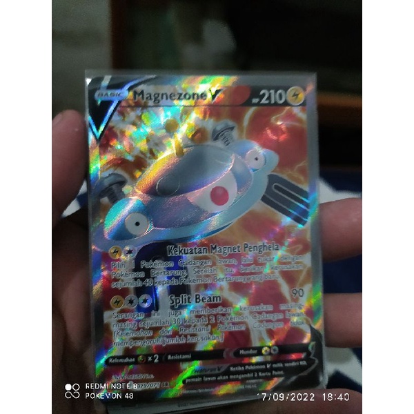 Kartu pokemon bahasa Indonesia magnezone V SR