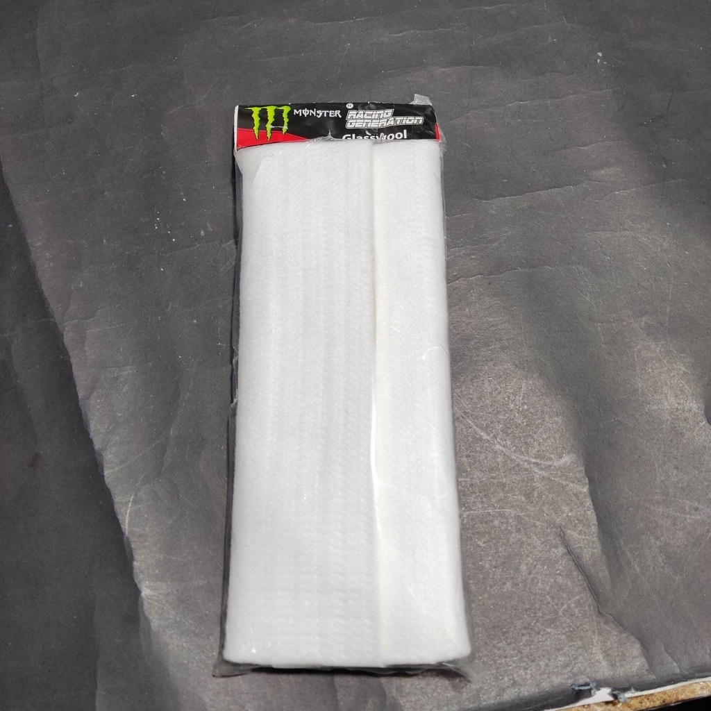 GLASSWOOL RACING GLASSWOOL PUTIH GASBUL GESBUL