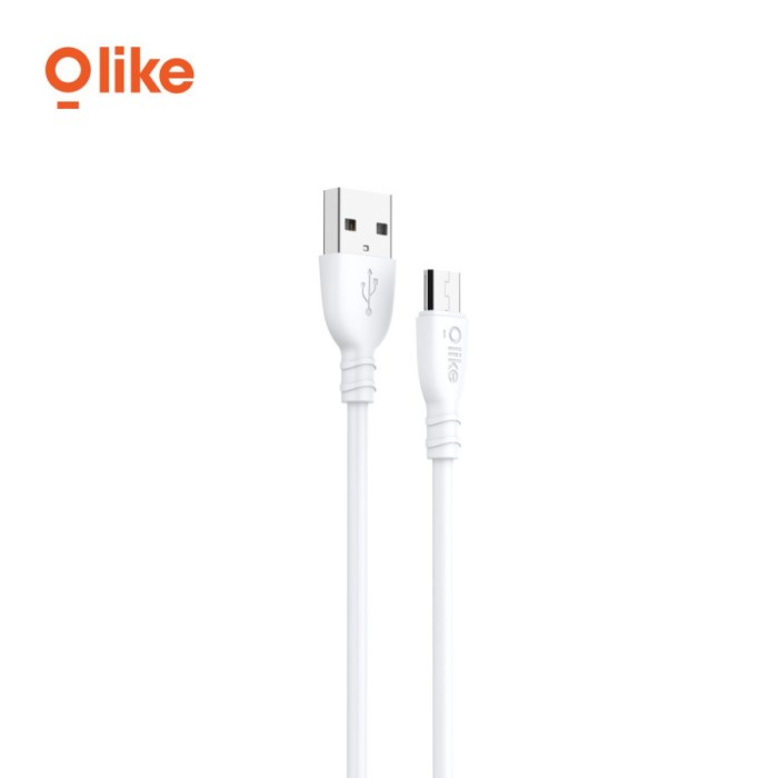 Adaptor Charger Olike C201 Dual Port Fast 2.4a Travel Size Free Kabel