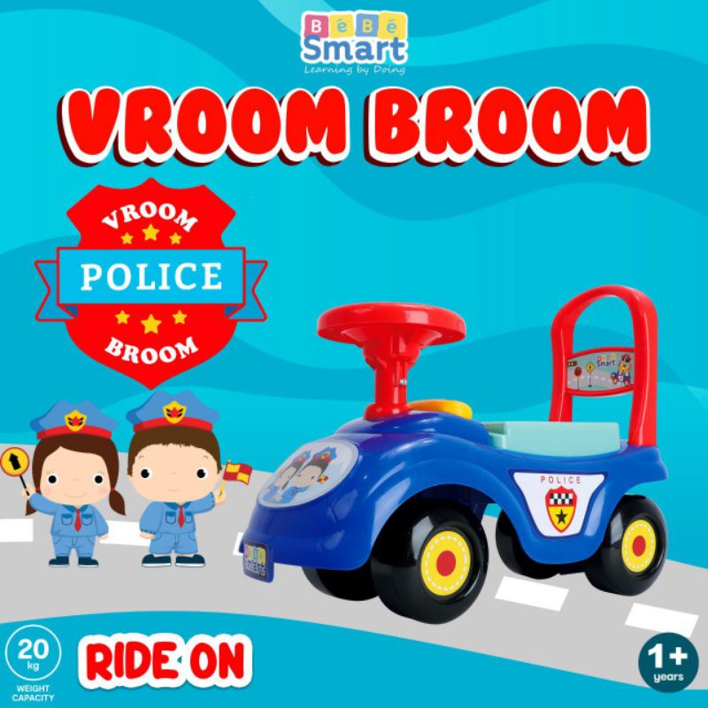 Makassar - Bebe Smart Vroom Broom Ride On / Mainan Mobil Anak