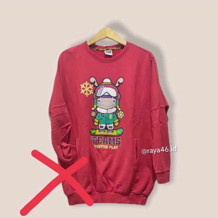 crewneck sisa export merk teams