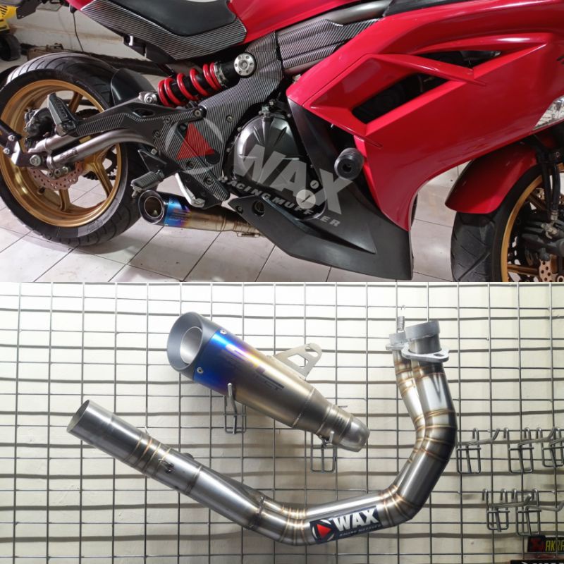 KNALPOT SC PROJECT IMPORT FOR KAWASAKI ER6 ER6N ER6F FULL SYSTEM