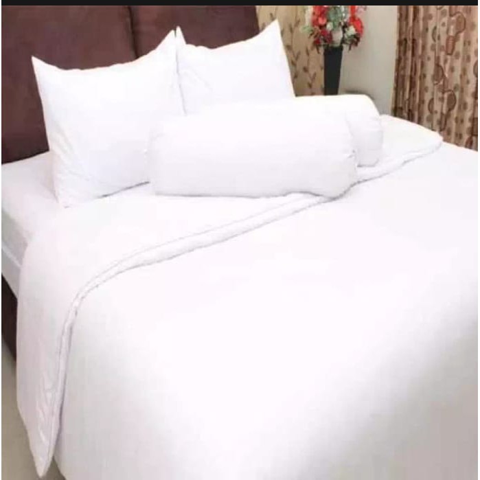 VLV sprei ROSEWELL warna putih 200x200 Tinggi 30cm