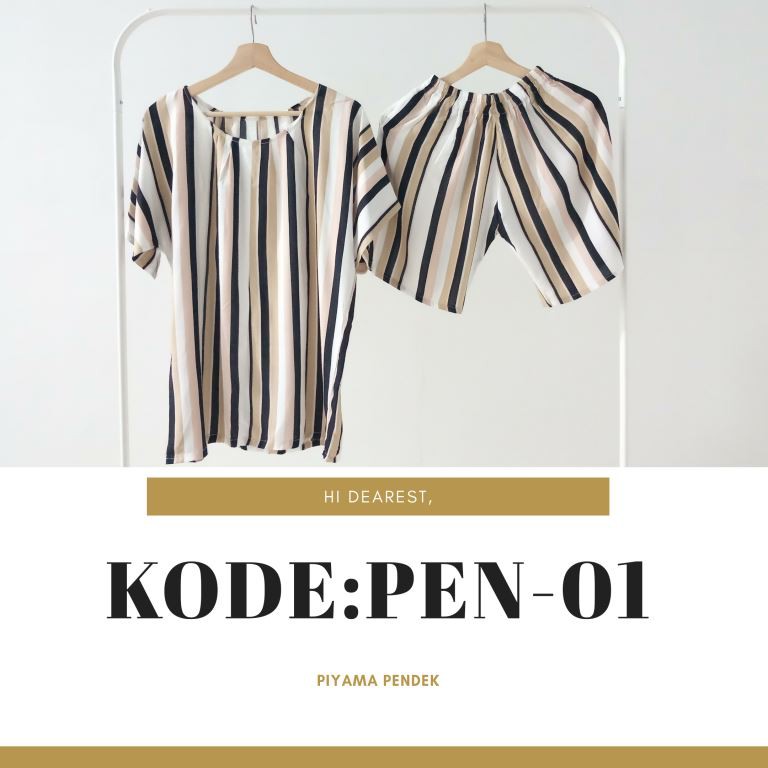 Piyama Pendek Adem - Kode: PEN-01