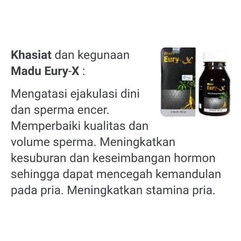 

Madu Eury-X