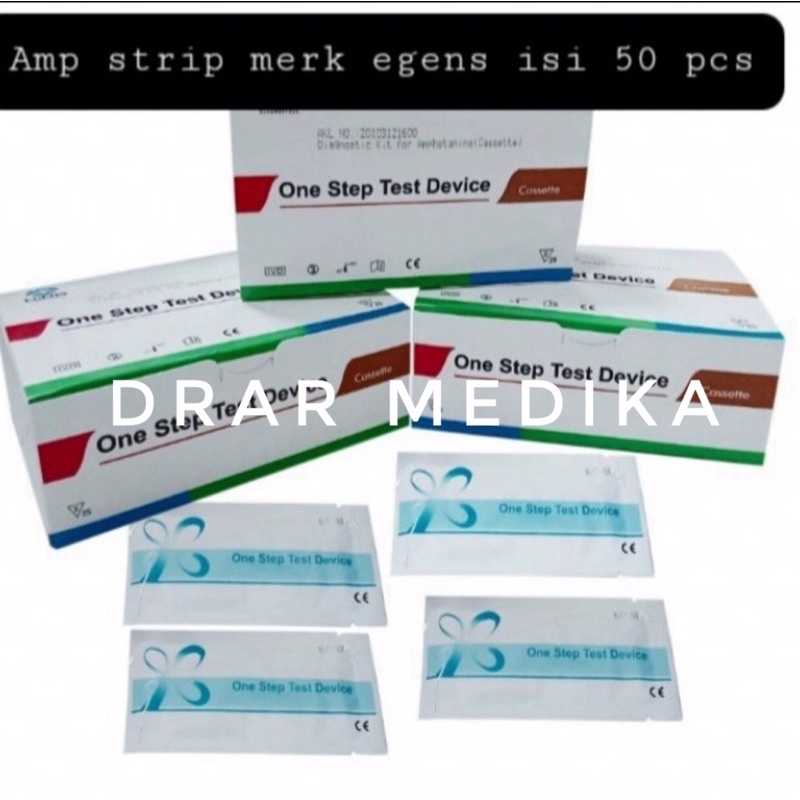 alat Tes strip Narkoba AMP ( amphetamine) egens isi 50 tes