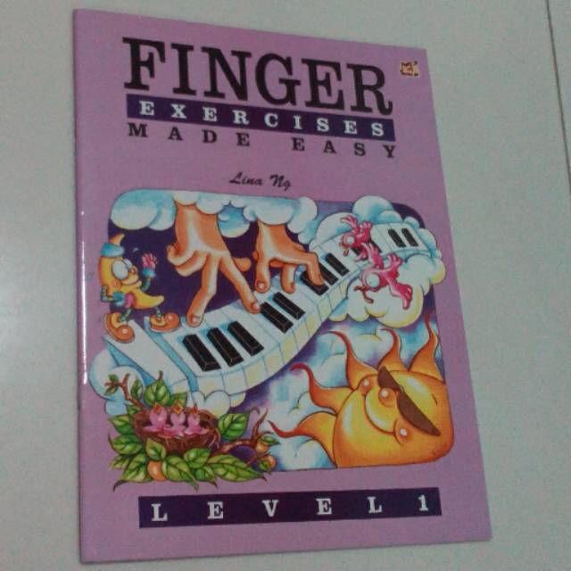 Buku piano Finger Exercise level 1