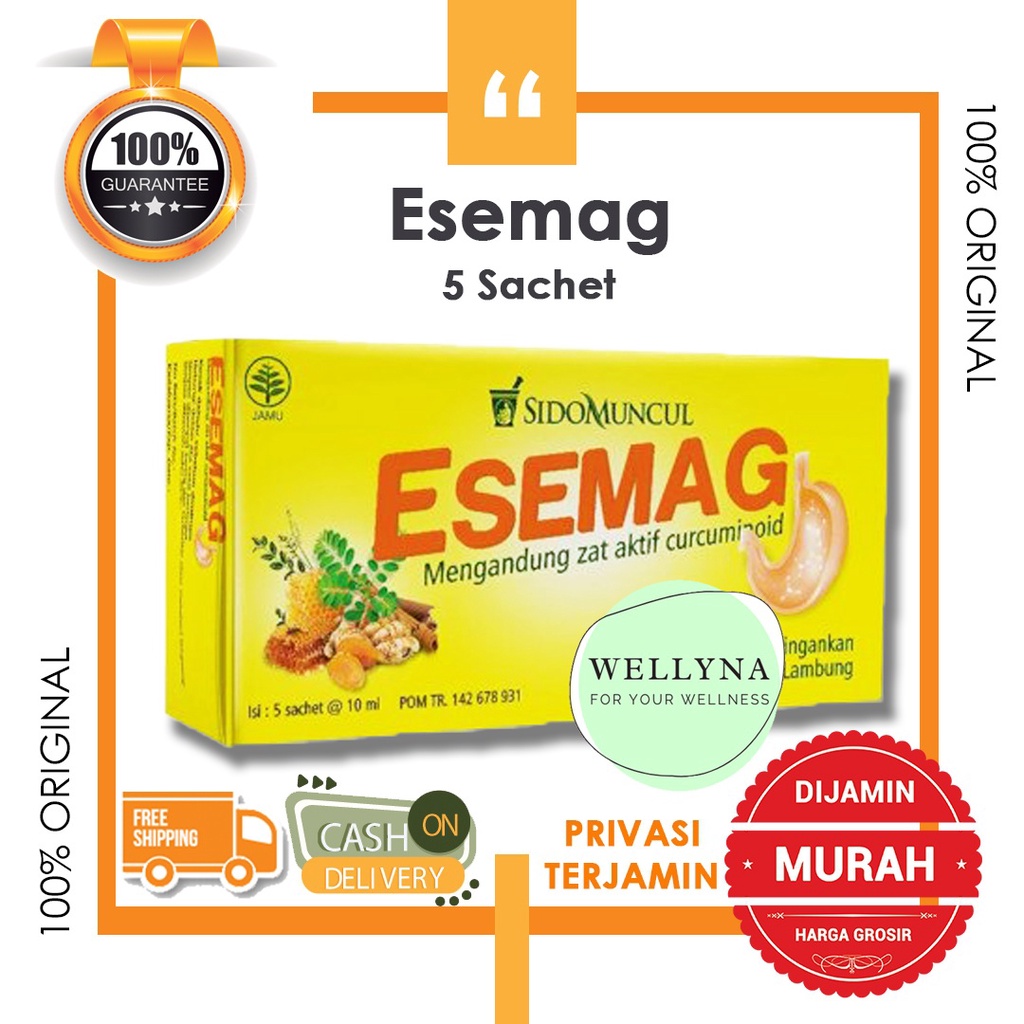 Obat Maag Esemag Sidomuncul Isi 5 Sachet