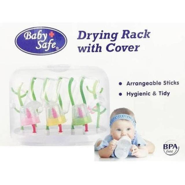 Babaysafe drying rack DR002/ Rak botol/ pengering botol