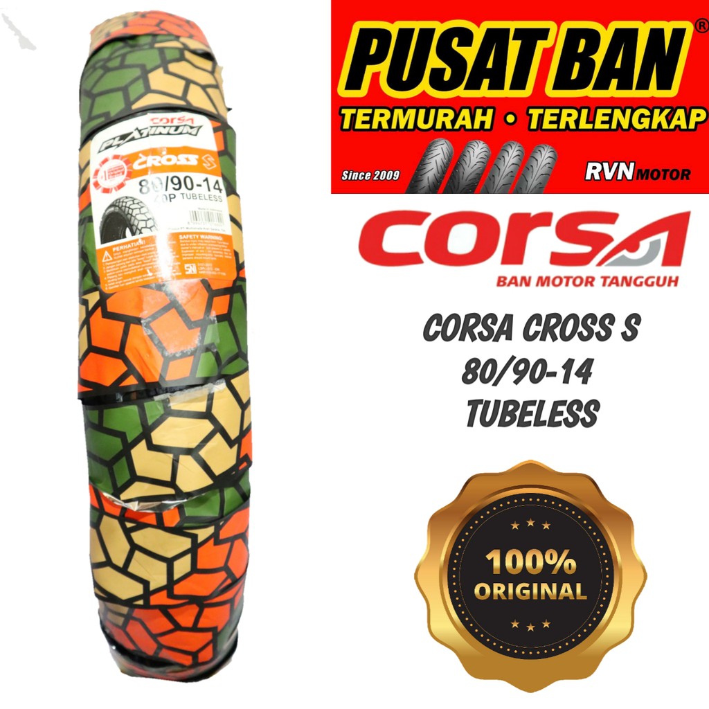 Corsa Cross s 80/90-14 tubeless