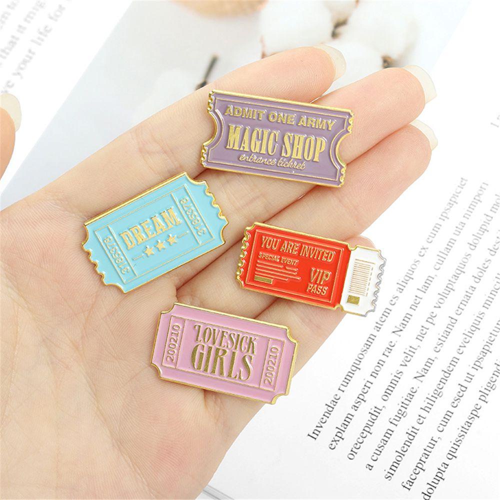 Preva Enamel Pins Jewelry Lonely Hearts Club Anda Diundang Cetak Huruf