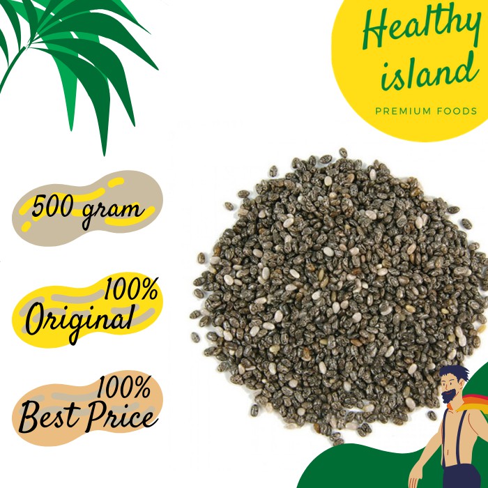 

Chia Seed Premium Organik untuk Diet - 500 gram