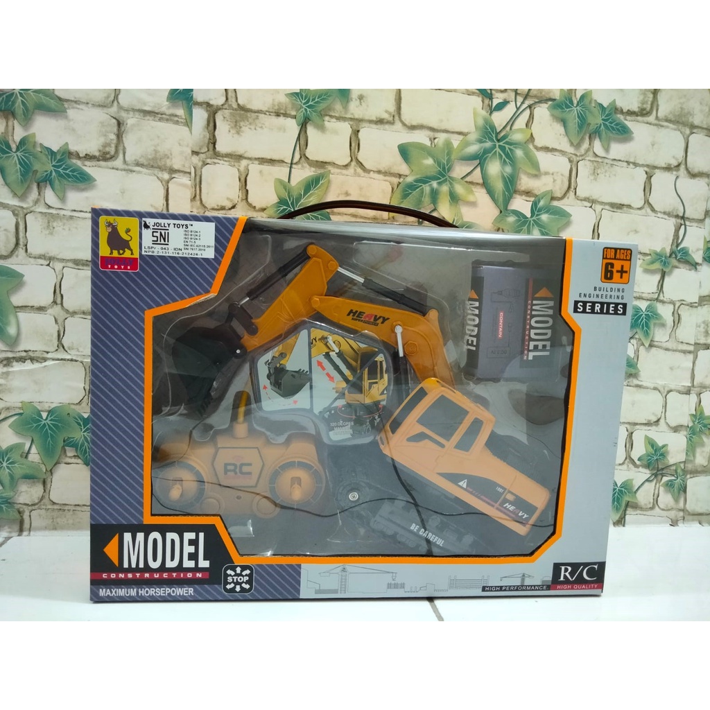 Mainan RC Excavator Sedang Model Contruction Mainan RC Beko Anak 689-803