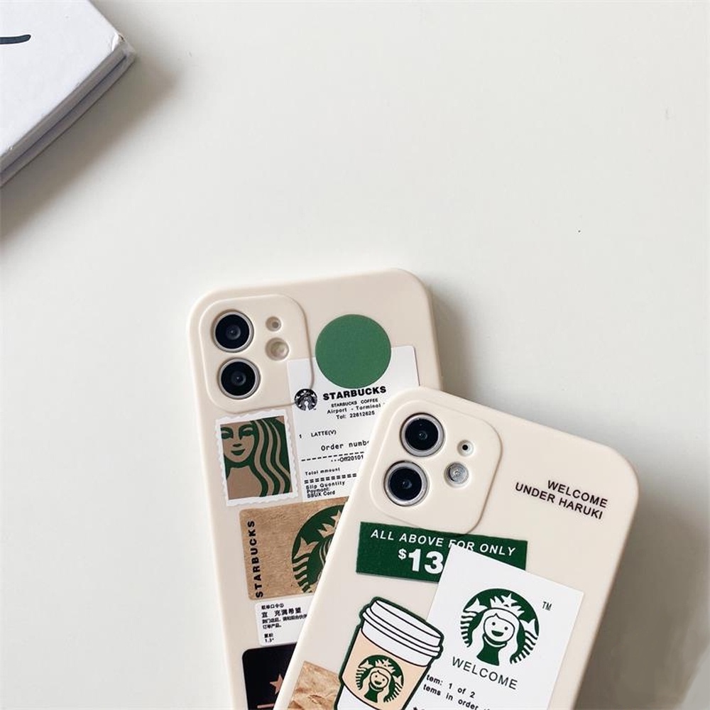 Casing Realme 2 2 pro C11 2020 C21Y C25Y C31 C35 Narzo 50A 50A Prime Case Starbucks X Mcd Liquid Premium