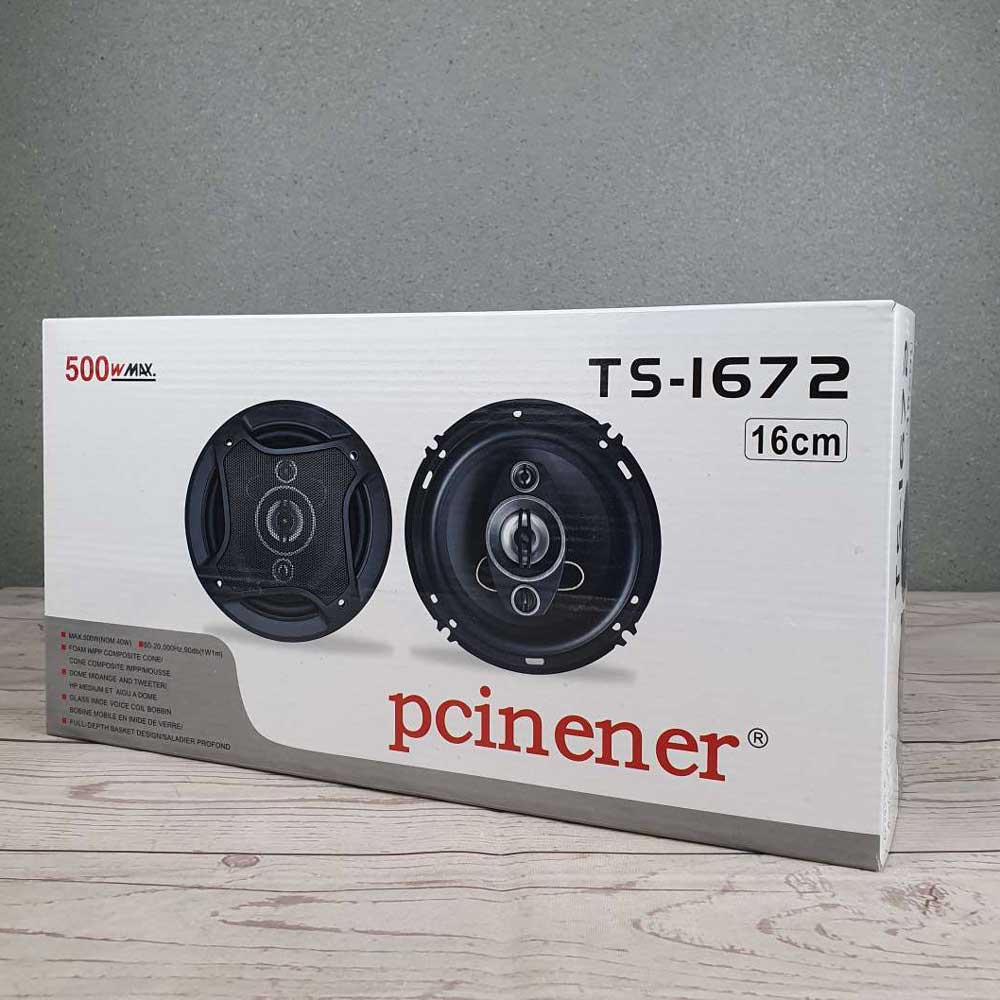 PCINENER Speaker Subwoofer Mobil 6 Inch Hi Fi 500W 2 PCS - TS-1672