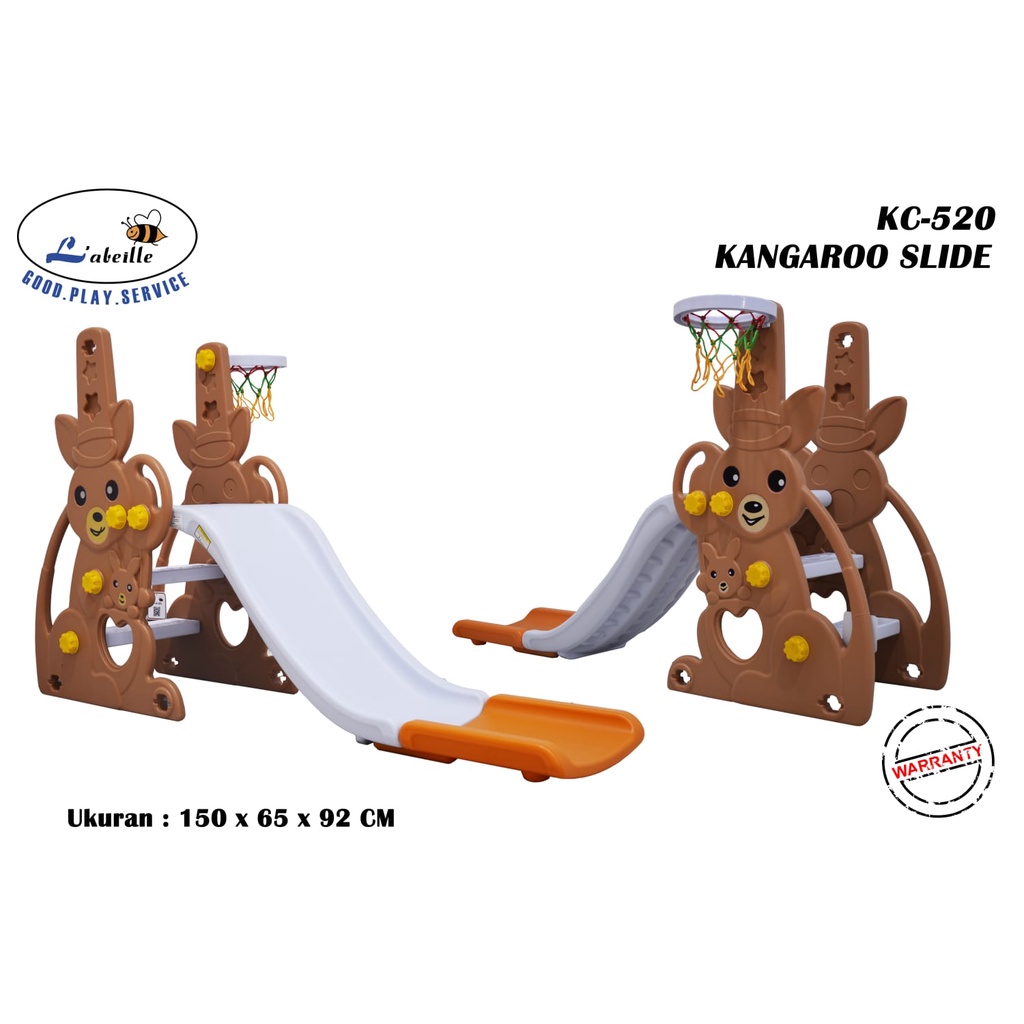 LABEILLE Kangaroo SLIDE DOLPHIN SELUNCURAN ANAK KARAKTER Slide KC-520