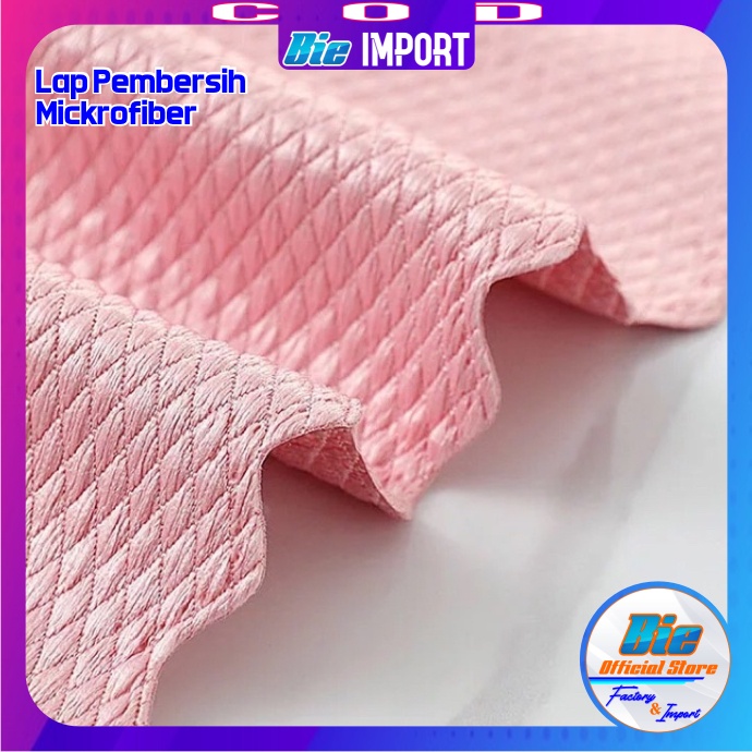 Kain Lap Cermin &amp; Peralatan Dapur Mikrofiber Serbaguna Premium Impor Best Seller