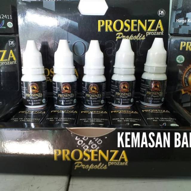Prosenza prozant propolis alkaline original harga perbox isi 5 botol