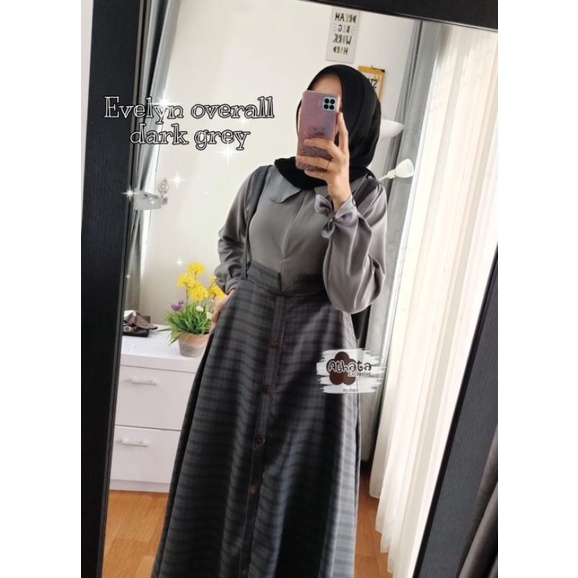 Restock❤Evelyn overall ORIGINAL ATHATA BY DZEE