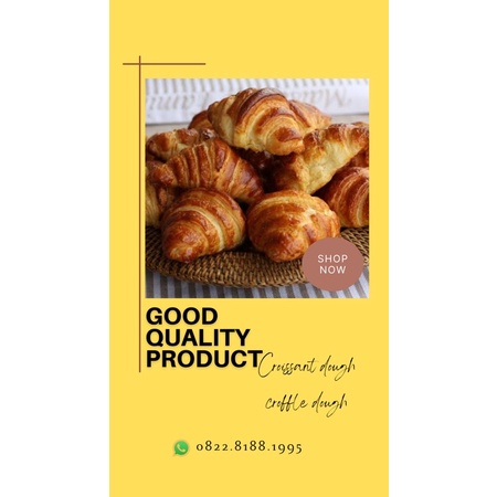 

croissant dough 30-45g (10pcs)