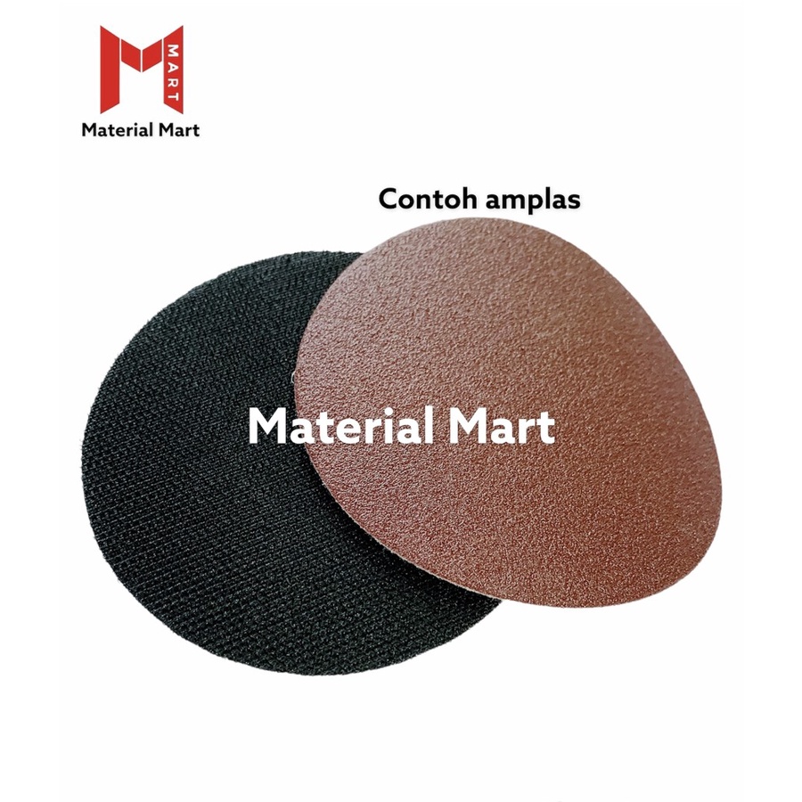 Tatakan Amplas Velcro 4 Inch | Piringan Bulat Tempel 4&quot; | Sanding Pad | Material Mart