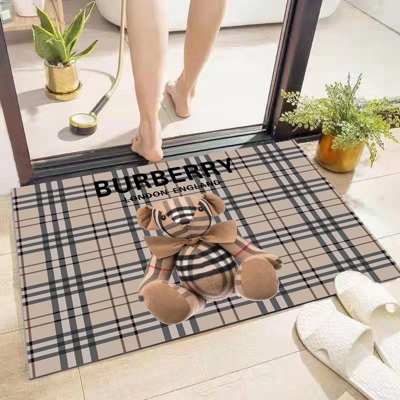 Keset Kaki Motif  /Keset Kaki 40x60cm Printing Motif Branded Herms Mewah Alas Kaki Anti Slip