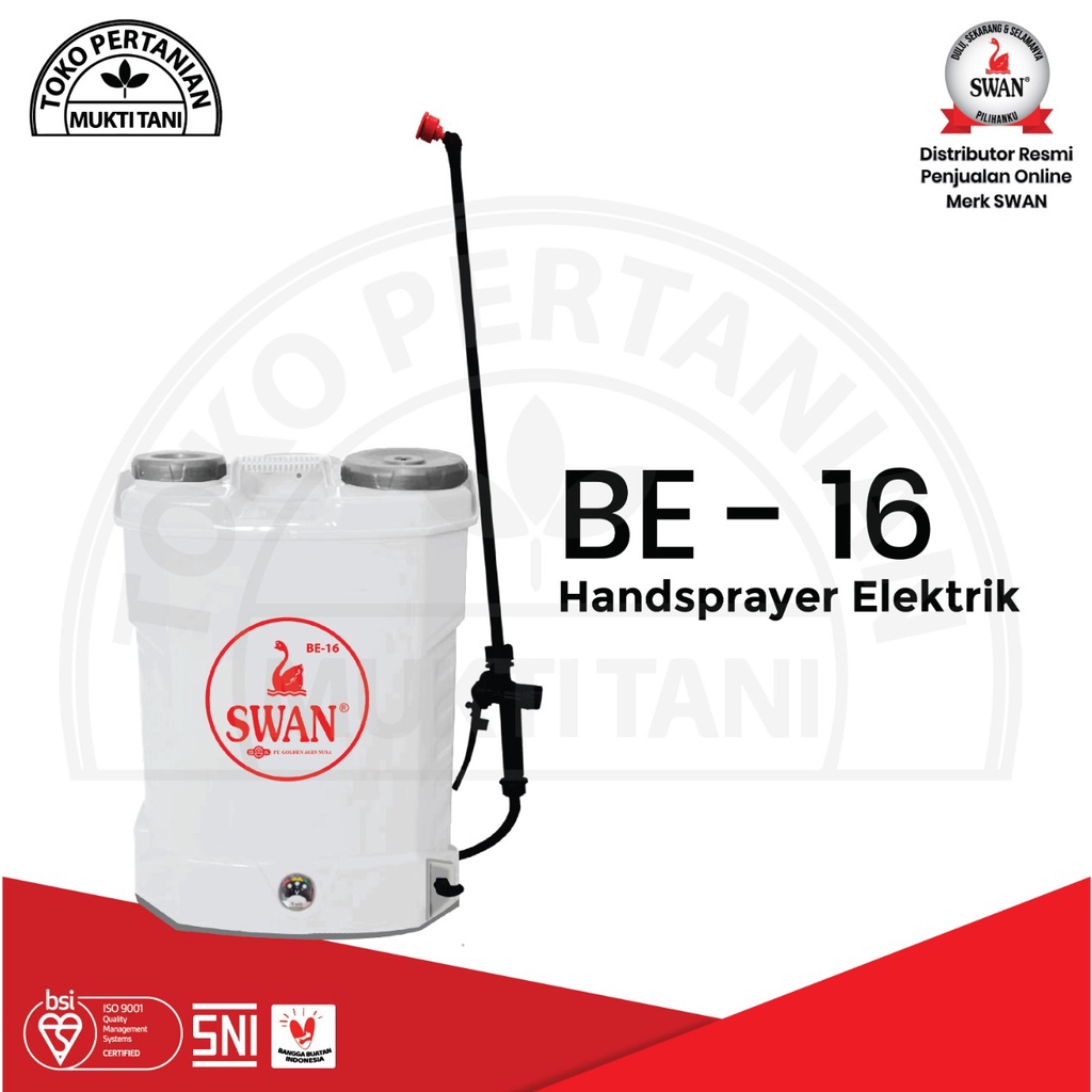 SPRAYER ELEKTRIK SWAN CBA 16 LITER TERBAIK