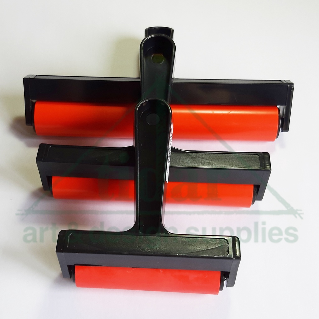 

[MR] V-Tec Roll Canvas 10 CM - Rubber Roller - Kanvas / Lino / Karet Roll