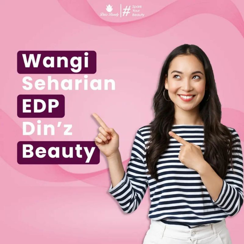 DINZ BEAUTY PARFUM WANITA BRANDED WANGI TAHAN LAMA SEHARIAN