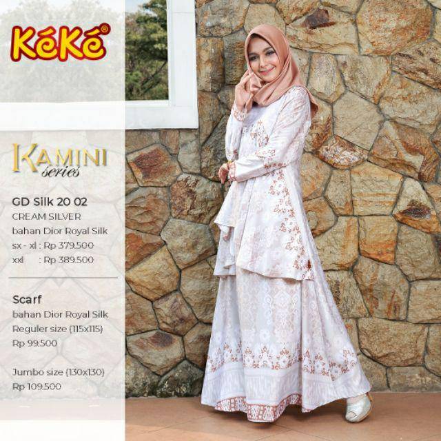 Gamis Dewasa Keke ~ Kamini Series GD Silk 20 02 ~