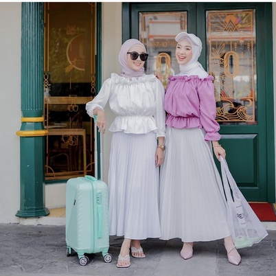 ilook | Mirabel Top Blouse | Blouse Wanita Bahan Creape Fit to L-4