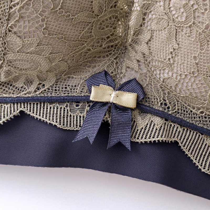 Lace Sexy Women Bra Tanpa Kawat Dikumpulkan Gaya Baru yang