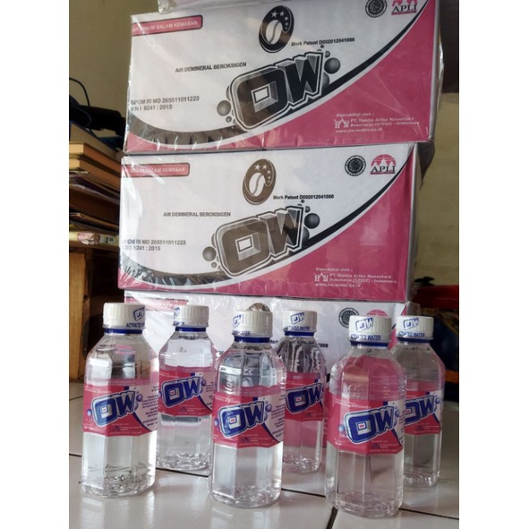 OW Water  Air Mineral Oksigen Tinggi paket  6 botol @ 288 ml