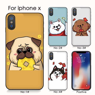 Casing Belakang Desain Kartun Anjing Lucu Untuk Iphone 7 X X