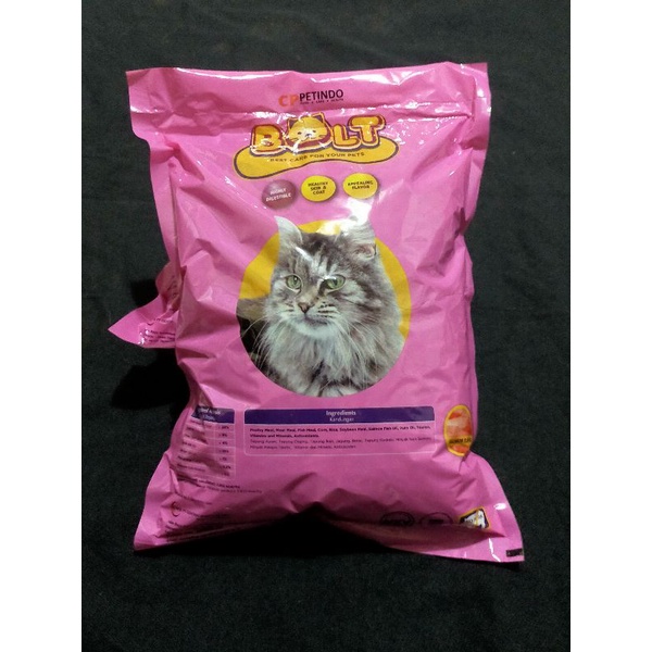 Makanan Kucing Bolt Salmon Repack