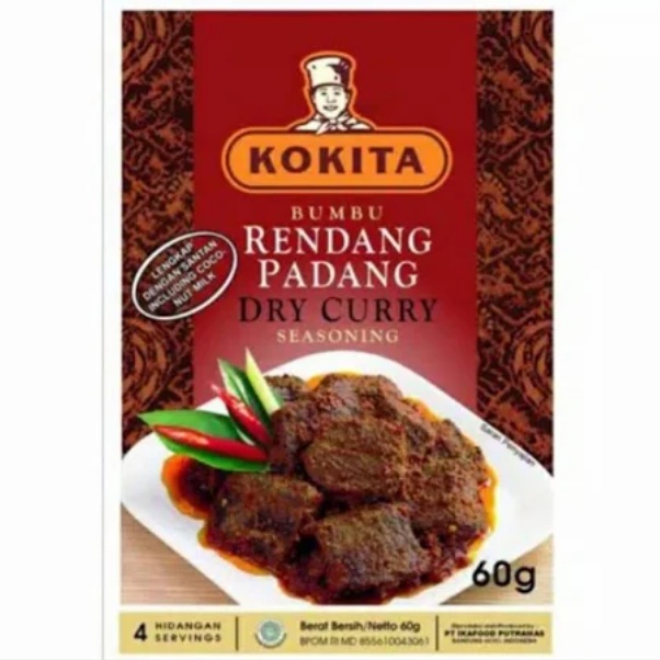 

Kokita Bumbu Rendang Padang 60 g