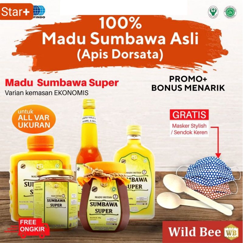 

Madu Sumbawa Super / Lebah Apis Dorsata, Madu Hutan Asli Murni Nusantara Wild Bee