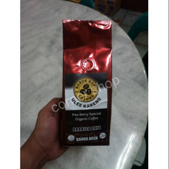 

Biji Kopi/Roasted Beans Peaberry Gayo Ulee Kareng 500gr