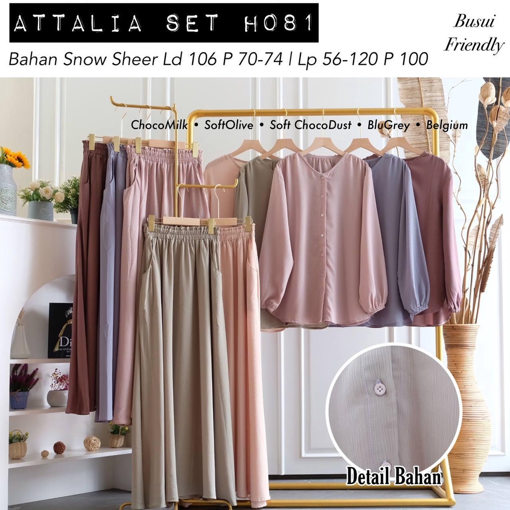 ATTALIA SET / ONE SET / ATASAN DAN SKIRT