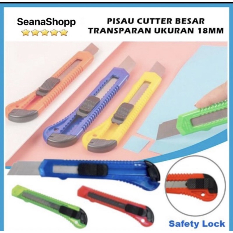 

Pisau Cutter Ukuran Besar 18mm